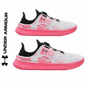 Under Armour SlipSpeed Sneakers Beta Hot Pink White Sz 12 Training Athletic